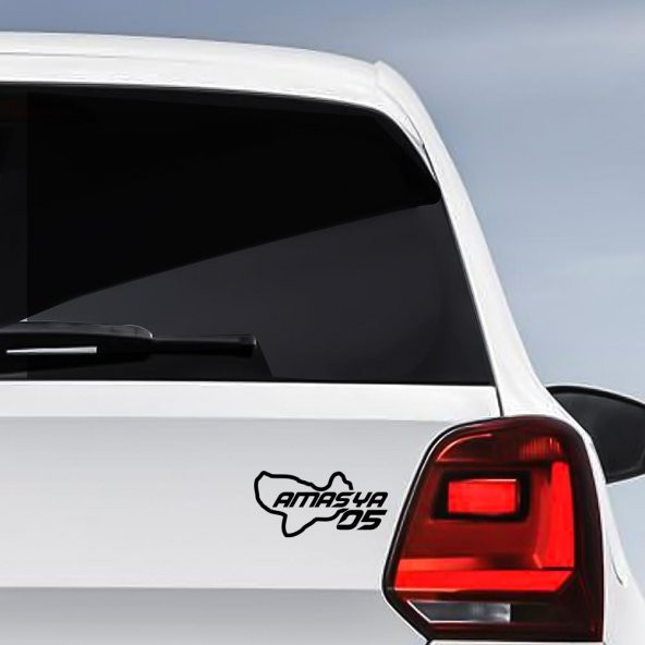 Amasya İli 05 Plaka Kodu Memleket Yarış Pisti Sticker - Oto Araba Etiket, Aksesuar, Tuning