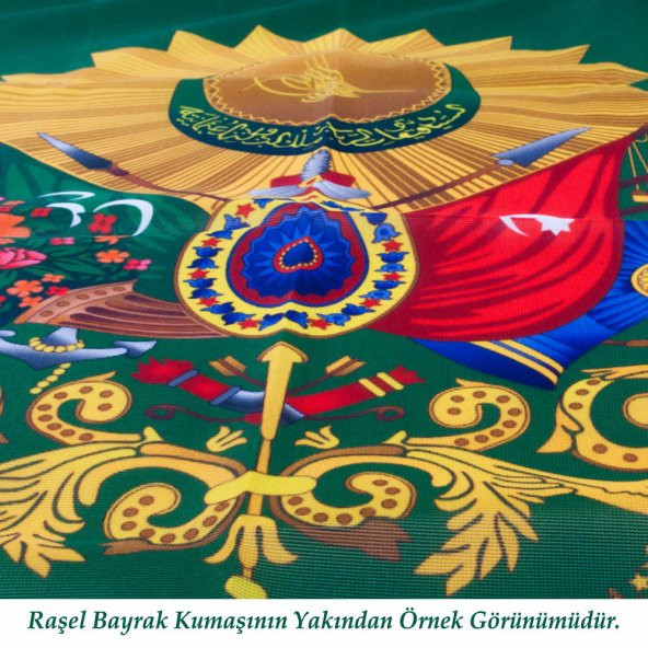 Kırım Hanlığı, Kırım Yurdu Bayrağı - Devlet Bayrakları 70x105 cm Raşel Kumaş - Resim 4