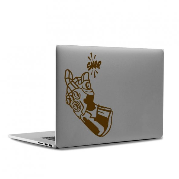 Thanos Eldiveni The Decimation Snap Hareketi, Parmak Şıklatma, Bilgisayar, Laptop, ipad, Sticker - 5