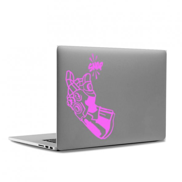 Thanos Eldiveni The Decimation Snap Hareketi, Parmak Şıklatma, Bilgisayar, Laptop, ipad, Sticker - 8