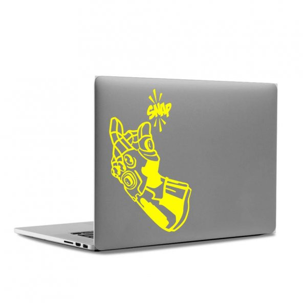Thanos Eldiveni The Decimation Snap Hareketi, Parmak Şıklatma, Bilgisayar, Laptop, ipad, Sticker - 9