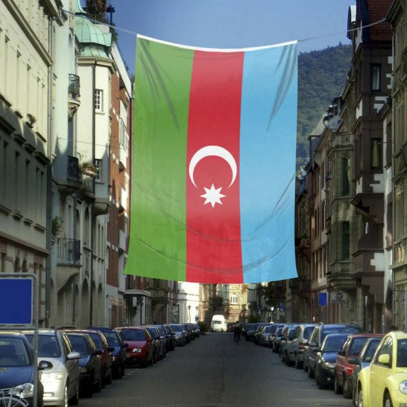 Azerbaycan Cumhuriyeti Bayrağı -400x600 cm -4x6 metre Bayrak