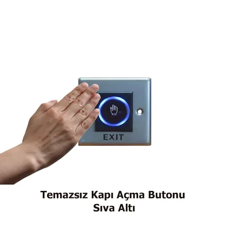 GVN410 Temassız No Touch Kapı Açma Çıkış Butonu