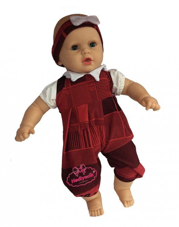 Oyuncak Et Bebek Kel Saçsız 60 cm Şık kıyafetli Kargo Ücretsiz