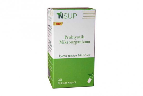NSUP Probiyotik Mikroorganizma 30 Kapsül