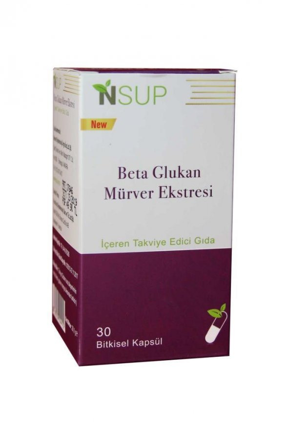 NSUP Beta Glukan + Mürver Ekstresi 30 Kapsül