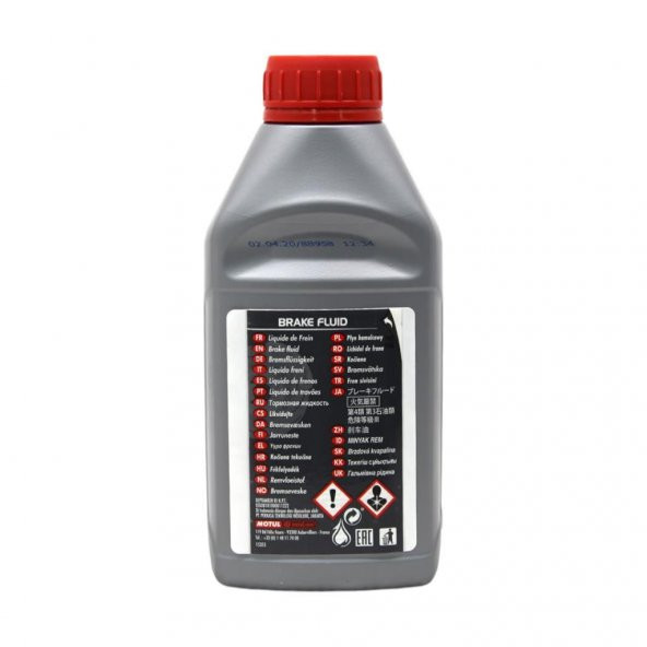 Motul Dot 3 & 4  Brake Fluid 500 ML Fren Hidrolik Yağı (4 Adet) - 2