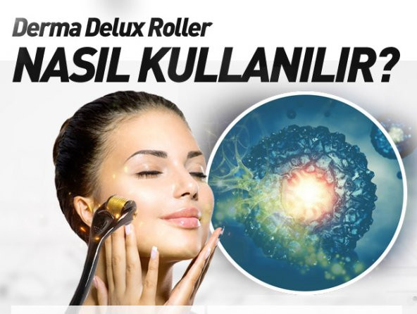 Deluxhair Plus Tinatyum Derma Roller System 540 İğne 0,5 mm 1. Kalite Masaj Aleti RoHs CE Kalite belgeli dermoroller - 3 adet - 14