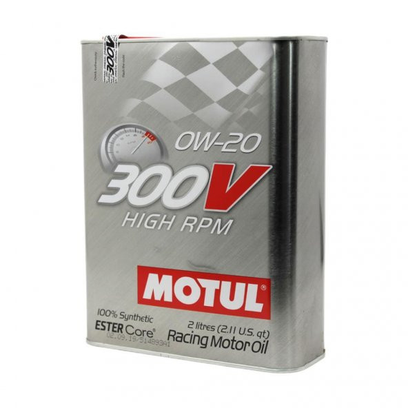 Motul 300V High RPM 0W-20 2 Lt Tam Sentetik Motor Yağı (2 Adet) - Resim 3