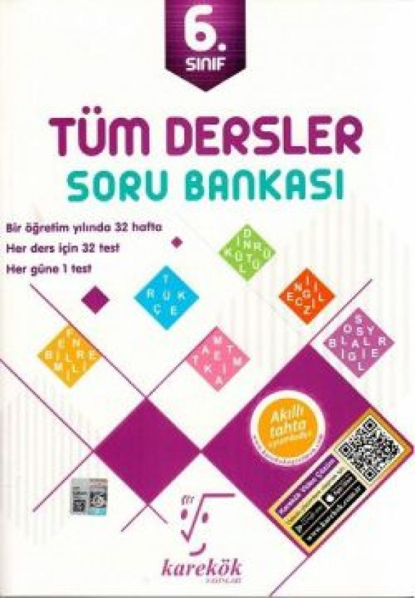 Karekök Ortaokul 6.Sınıf Tüm Dersler Soru Bankası (YENİ)