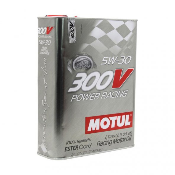 Motul 300V Power Racing 5W-30 2 Lt Performans Motor Yağı (4 Adet) - Resim 2