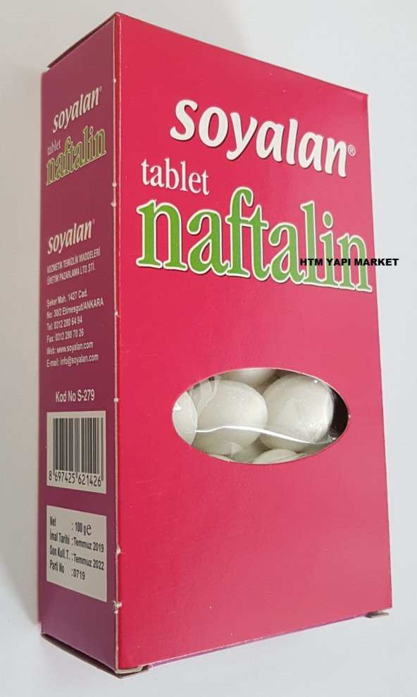 KALİTE Tablet Naftalin 100 Gr