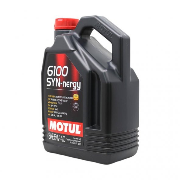 Motul 6100 SYN-Nergy 5W-40 4 Lt Dizel Benzinli Motor Yağı (4 Adet) - Resim 3
