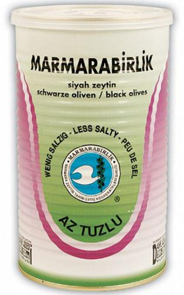 Marmarabirlik Az Tuzlu 800 gr S (291-320) Siyah Zeytin