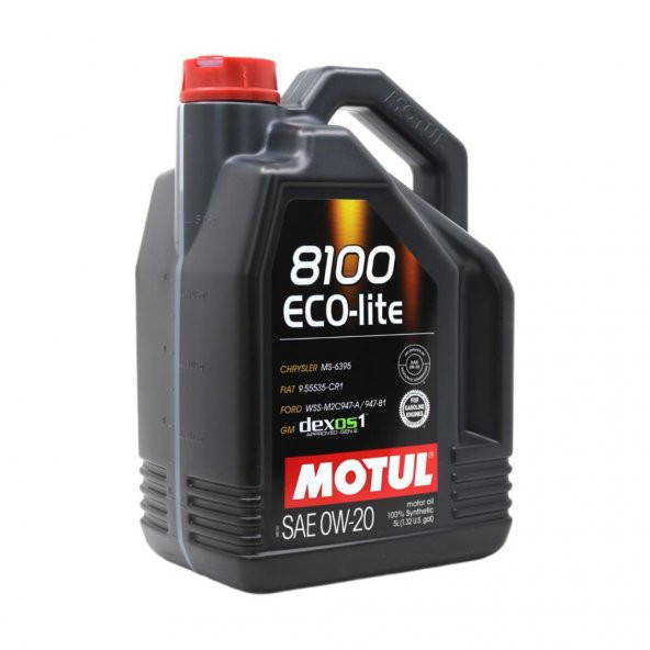 Motul 8100 Eco-Lite 0W-20 5 Lt Tam Sentetik Motor Yağı (4 Adet) - 2