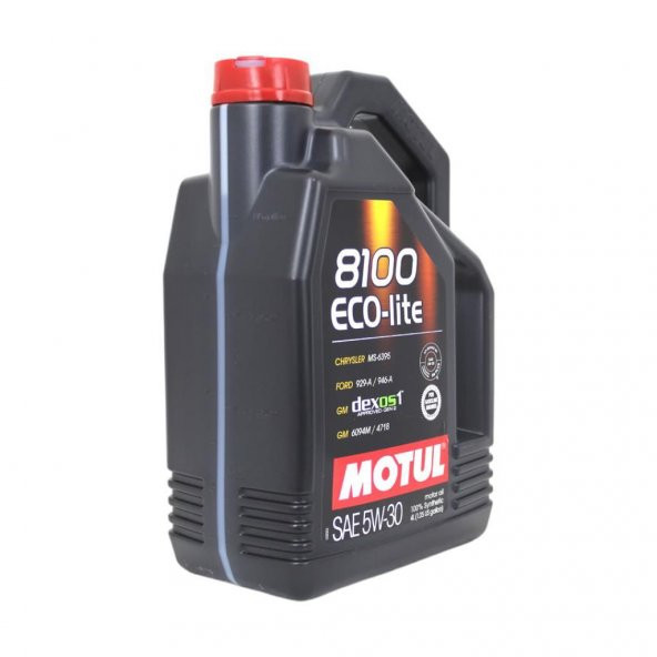 Motul 8100 Eco-Lite 5W-30 4 Lt Tam Sentetik Motor Yağı (2 Adet) - Resim 2