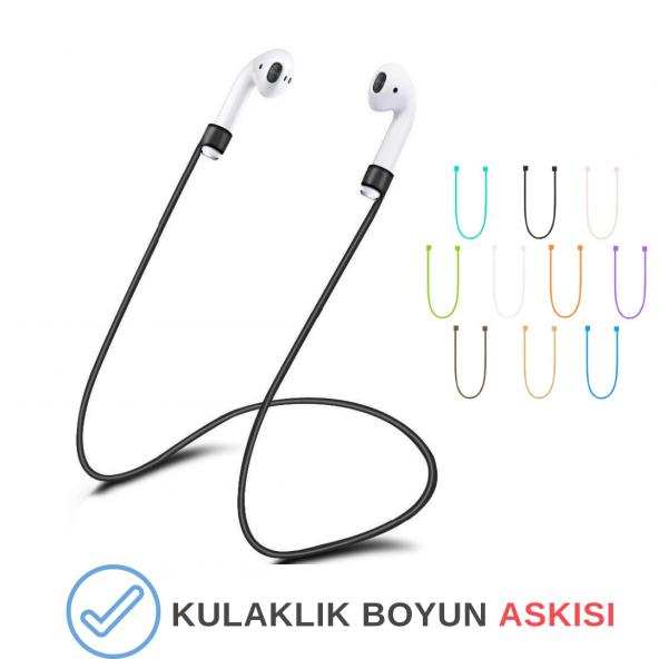 Apple AirPods İçin Bluetooth Kulaklık Askısı Silikon Strap