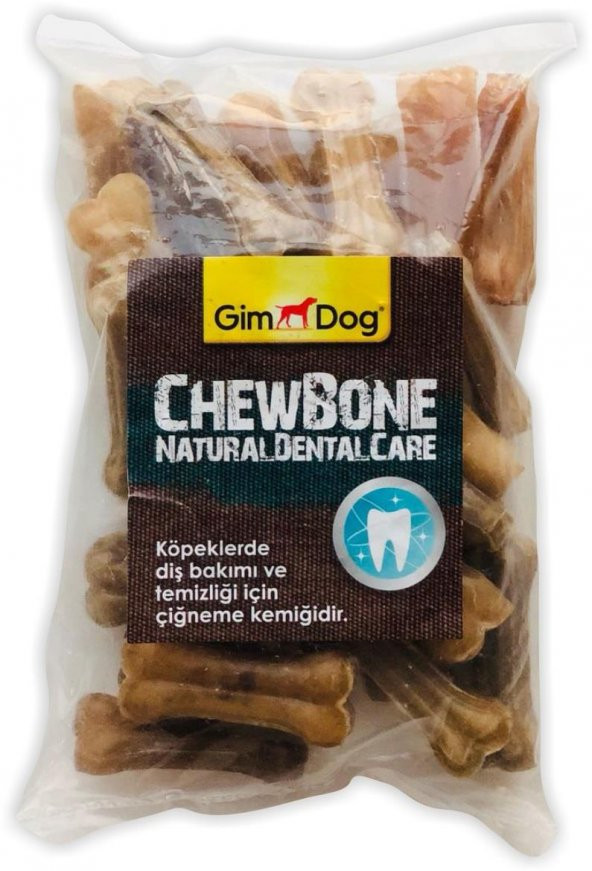 Gimdog Mordimi Press Chewbone Natural Kemik Köpek Ödülü 25li 5 Cm