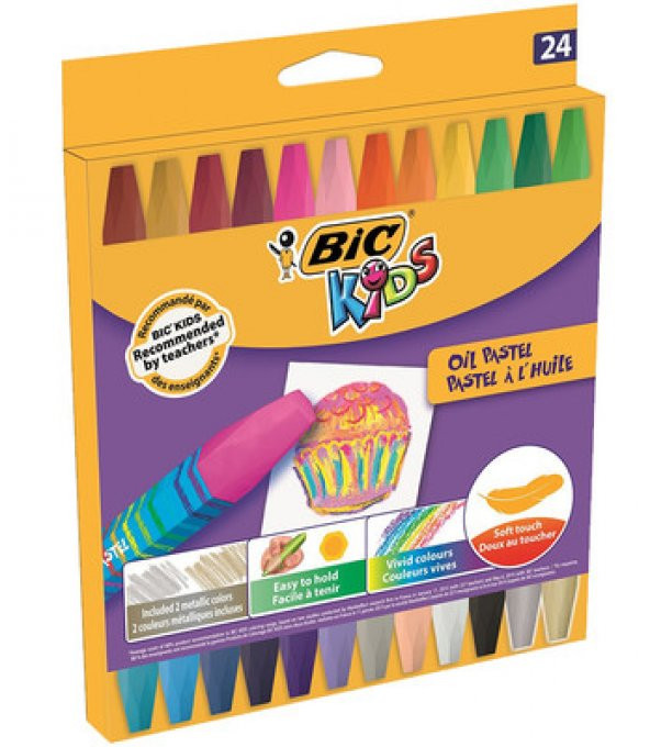 Bic Kids 24 Renk Pastel Boya