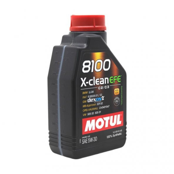 Motul 8100 X-Clean EFE 5W-30 1 Lt Tam Sentetik Motor Yağı (4 Adet) - Resim 2