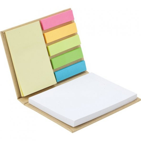 Geri Dönüşüm Yapışkanlı Not kağıdı Notluk Postit Renkli belirteç