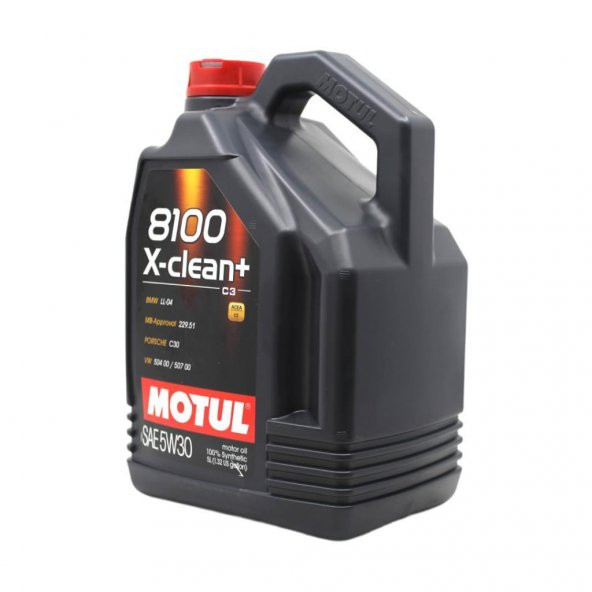 Motul 8100 X-Clean+ 5W-30 5 Lt Tam Sentetik Motor Yağı (4 Adet) - 3
