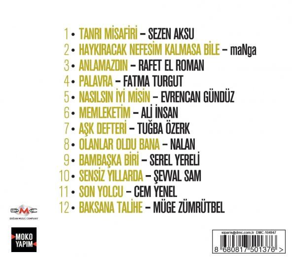 FİKRET ŞENES ŞARKILARI CD 1 -CD - 2