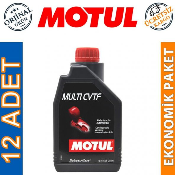 Motul Multi CVTF 1 Lt Otomatik CVT Şanzıman Yağı (12 Adet)