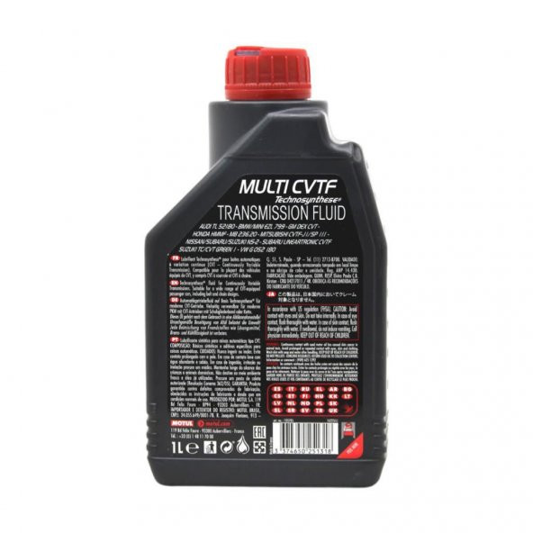 Motul Multi CVTF 1 Lt Otomatik CVT Şanzıman Yağı (12 Adet) - Resim 4
