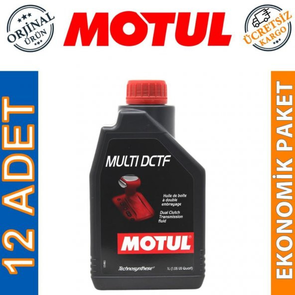 Motul Multi DCTF 1 Lt Otomatik DCT Şanzıman Yağı (12 Adet)