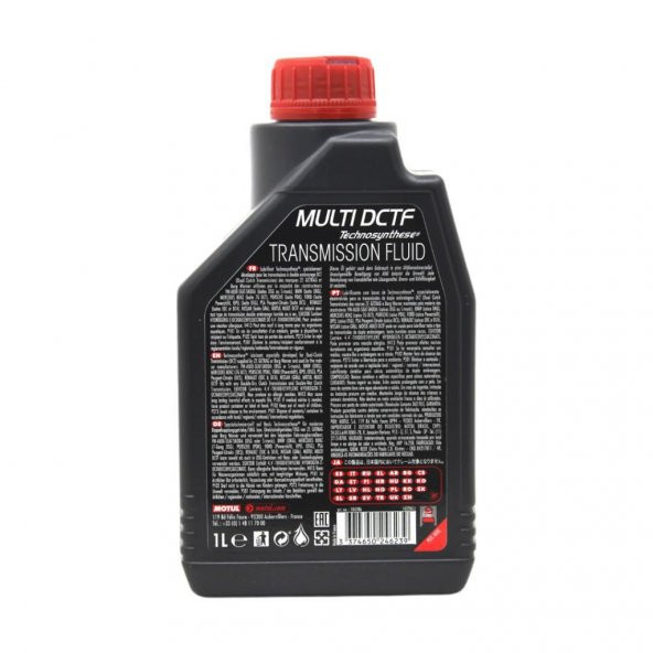 Motul Multi DCTF 1 Lt Otomatik DCT Şanzıman Yağı (4 Adet) - 4
