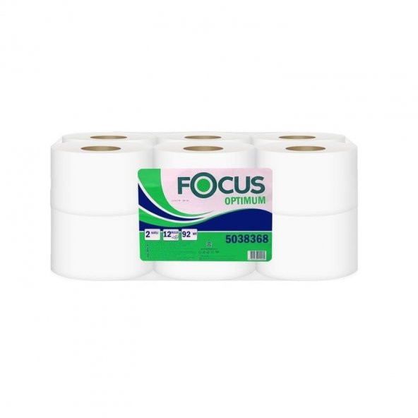 Focus Optimum Mini Jumbo Tuvalet Kağıdı 92 M 12 Rulo