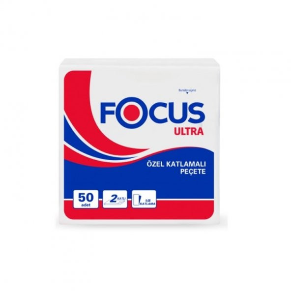 Focus Ultra 1/8 Özel Katlama Peçete 33x33 Cm 50li 24 Paket 1200lü