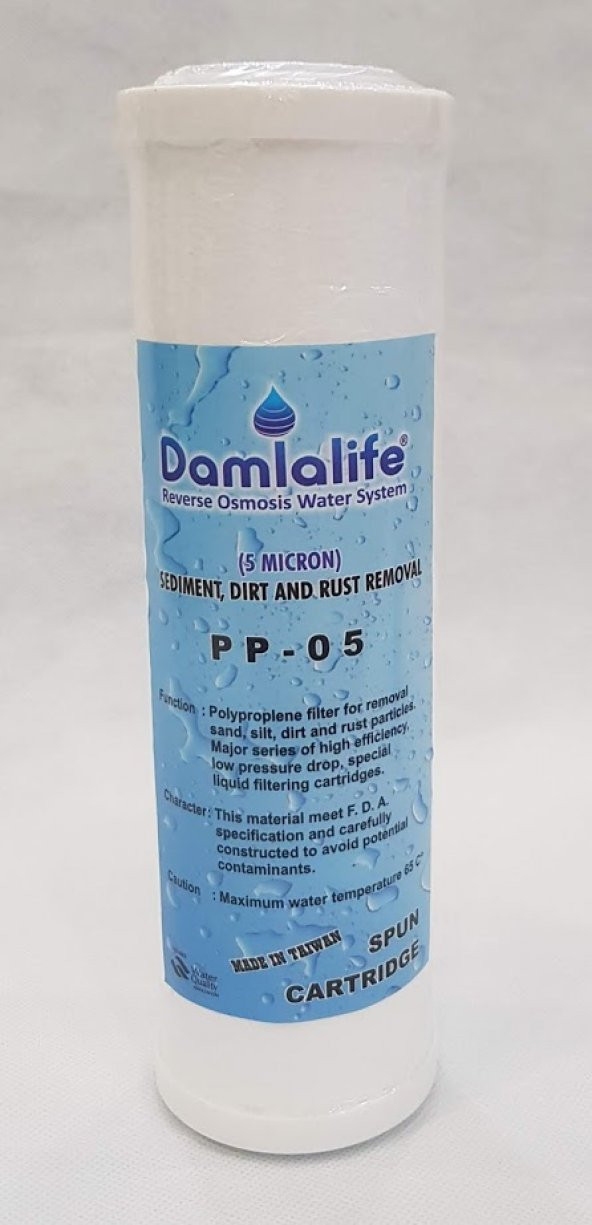 Enkaplı 10 Kapaklı 5 Micron Sediment Spun Elyaf Filtre - 3