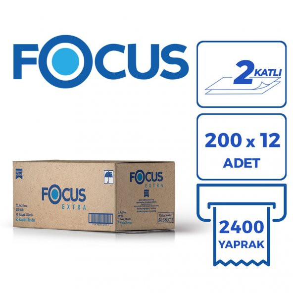 FOCUS EXTRA Z KATLI HAVLU 12x200 YAPRAK - 2
