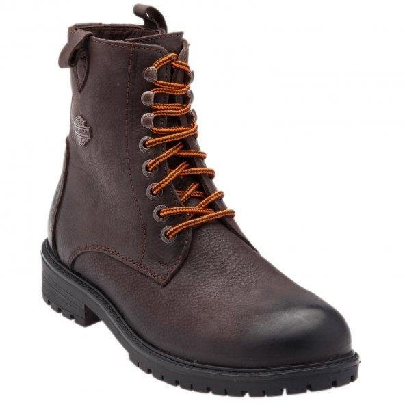 Harley Davidson Adam 509-11 Brown Deri Erkek Bot