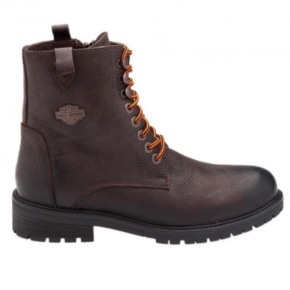 Harley Davidson Adam 509-11 Brown Deri Erkek Bot - Resim 3