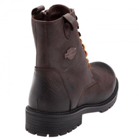 Harley Davidson Adam 509-11 Brown Deri Erkek Bot - Resim 4