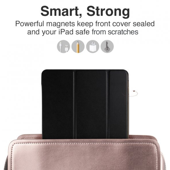 ESR iPad Pro 10.5 Kılıf, Yippee, Black - 8