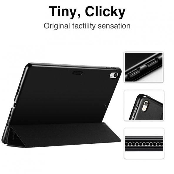 ESR iPad Pro 10.5 Kılıf, Yippee, Black - 9