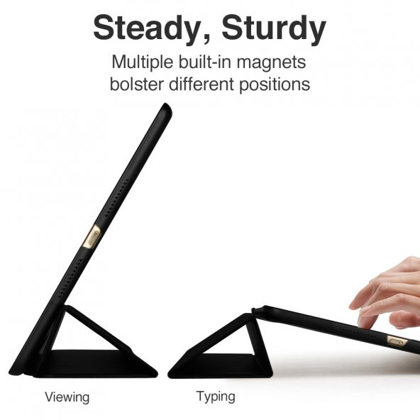 ESR iPad Pro 10.5 Kılıf, Yippee, Black - 10