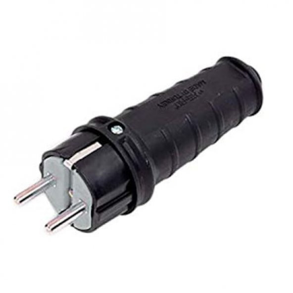 Topraklı Erkek Kauçuk Fiş