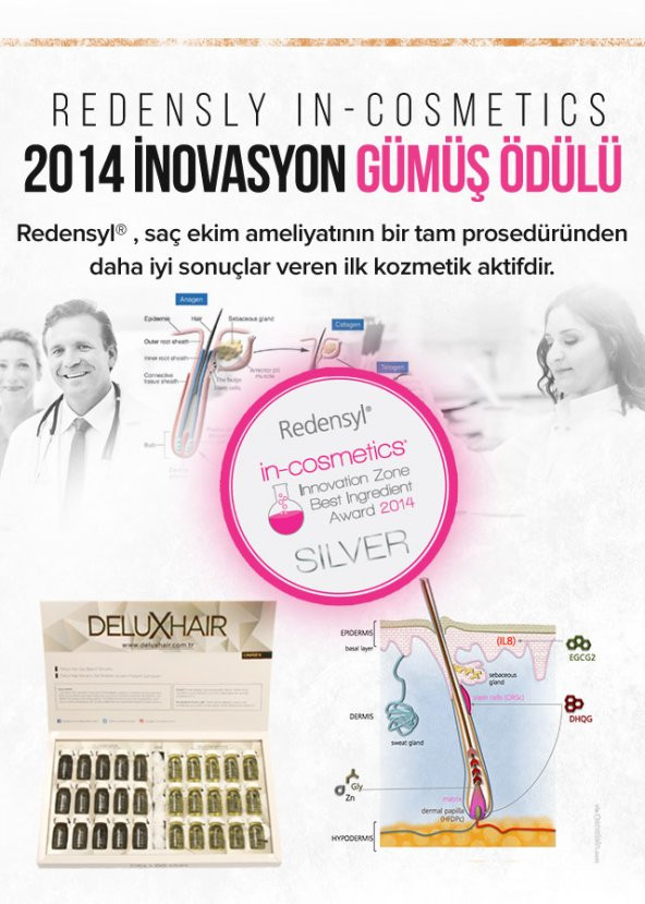 Deluxhair Redensyl (R) ve Keratin içeren Bitkisel Saç Çıkarma Bakım Serumu 2 Aylık Set Delux Hair Serum + 1 Adet Titanyum Derma Roller System 540 İğne 0,5 mm 1. Kalite Masaj Aleti RoHs CE Kalite belgeli dermoroller -1 adet - 5