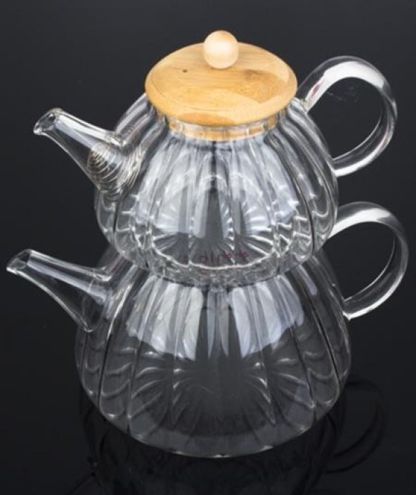 Acar Cam Çaydanlık Set