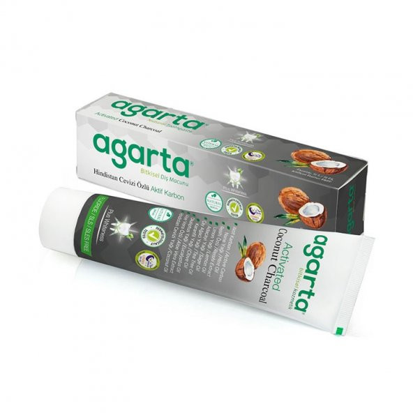 AGARTA DOĞAL AKTİF KARBONLU DİŞ MACUNU 100 ML