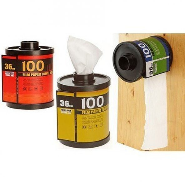 Fotoğraf Filmi Peçetelik Camera Roll Tissue Box