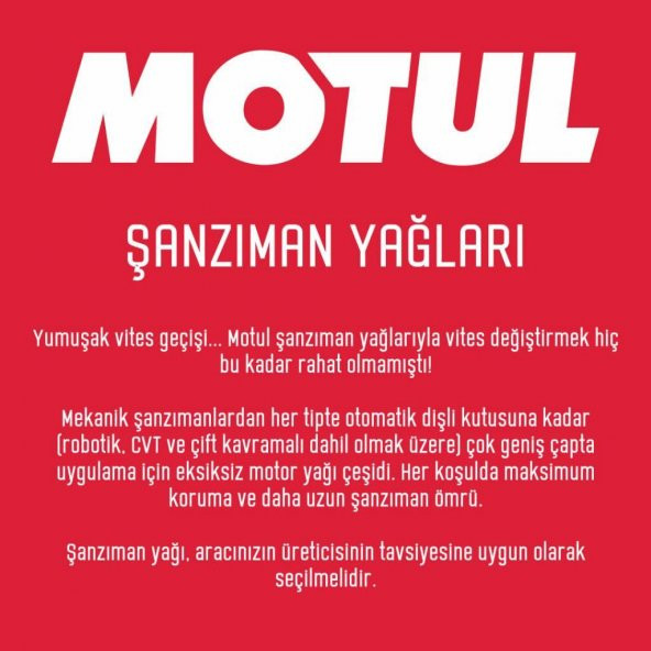Motul Dexron III 1 Lt Technosynthese Otomatik Şanzıman Yağı (2 Adet) - 5
