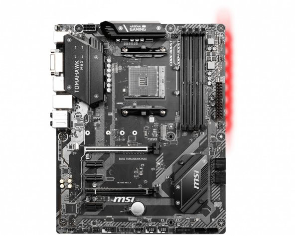 MSI B450 TOMAHAWK MAX AM4 DDR4 3466(OC) DVI HDMI M.2 USB3.2 RGB A - 2