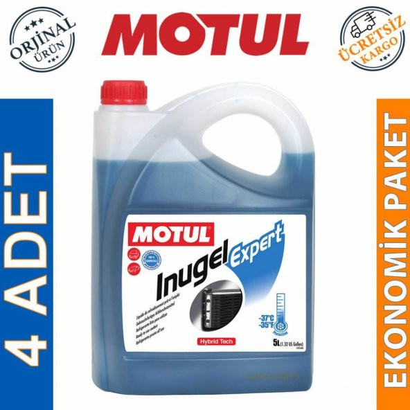 Motul Auto Cool Expert -37 Derece Antifriz 5 Lt (Inugel) (4 Adet)