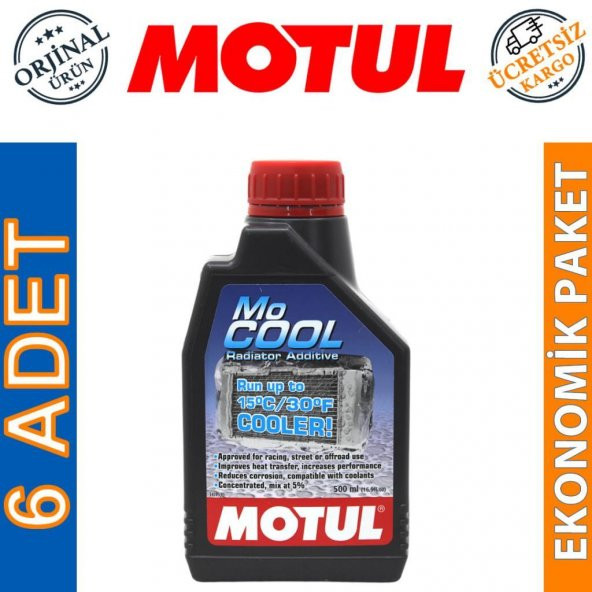Motul MoCool 500 ML Radyatör Soğutma Sıvısı Antifriz (6 Adet)